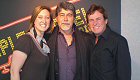 WXTU-FM/Philadelphia: Morning hosts Evans and Andie with Randy Owen.  