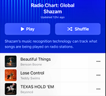 Apple Radio Charts