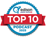Edison Research Top Podcast Badge