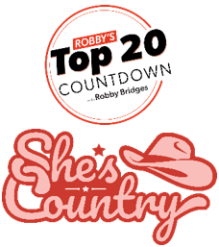 Click to enlarge Robby's Top 20 Countdown and She's Country