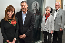 L-R: Caroline Beasley, Brian Beasley, Faye Highsmith and Danny Highsmith.