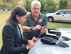 FCC Chairwoman Jessica Rosenworcel meets with Public Safety and Homeland Security Bureau staff in NC