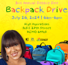 3rd Annual Debbie Dee Backpack Drive