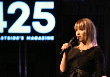 Brooke Fox takes the stage at 425 Magazines Women to Watch event.