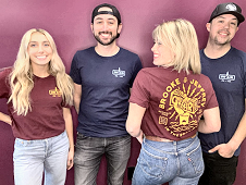 Click to enlarge Brooke and Jeffrey's ''Merch For A Cause''