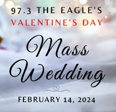 97.3 The Eagle Valentine's Day Mass Wedding
