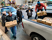 John DeBella and the team unloading food donations