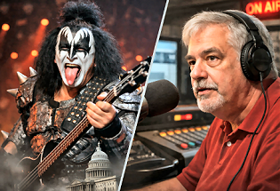 Rock star meets radio host