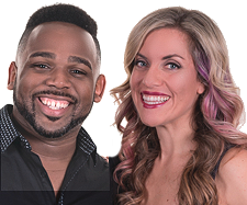 Miguel Fuller and Holly O'Connor