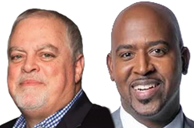 Click to enlarge Mike Mulligan and Marshall Harris