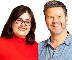 Miranda Suarez and Ron Corning