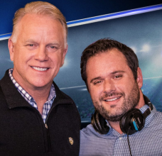 Click to enlarge Boomer Esiason and Gregg Giannotti